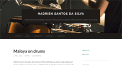 Desktop Screenshot of hadriensantos.com